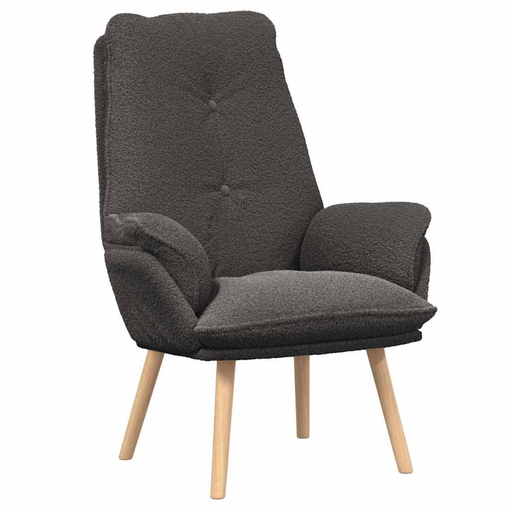 Relax armchair Dark grey 69 x 74 x 93 cm fabric