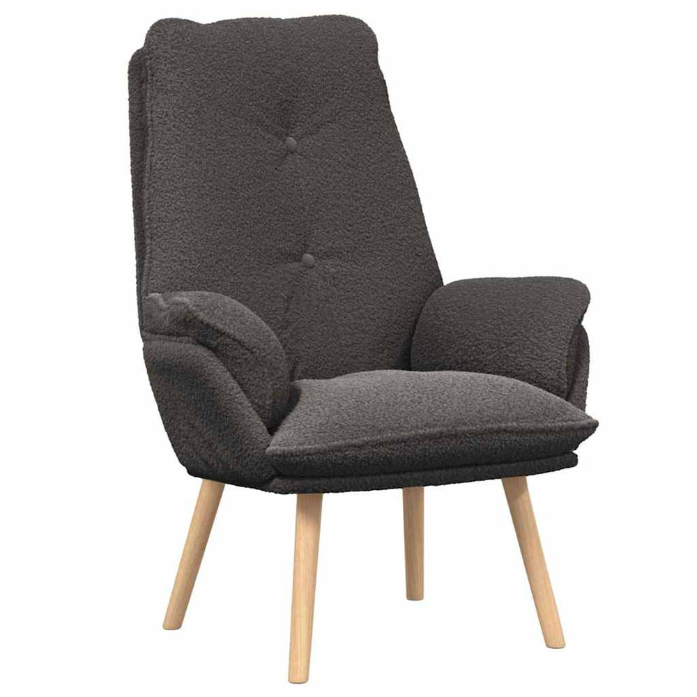 Relax armchair Dark grey 69 x 74 x 93 cm fabric