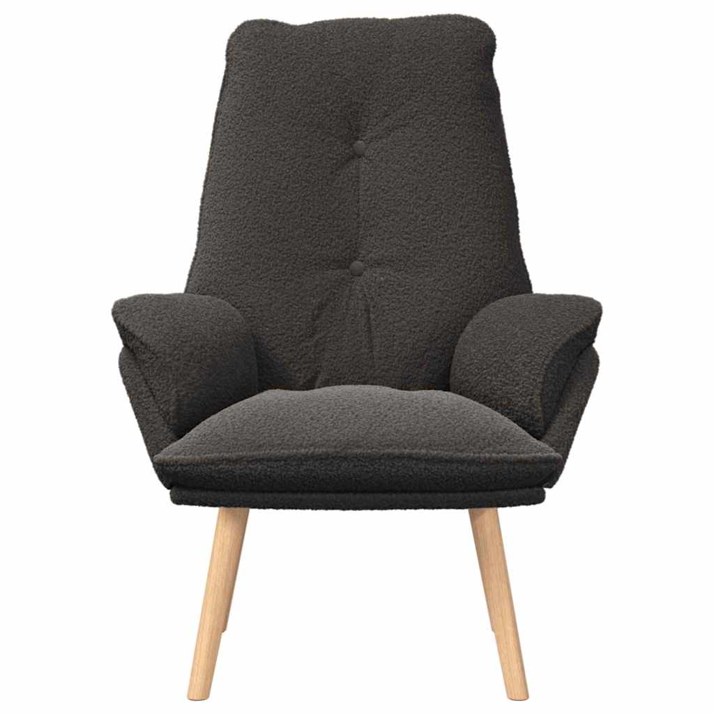 Relax armchair Dark grey 69 x 74 x 93 cm fabric