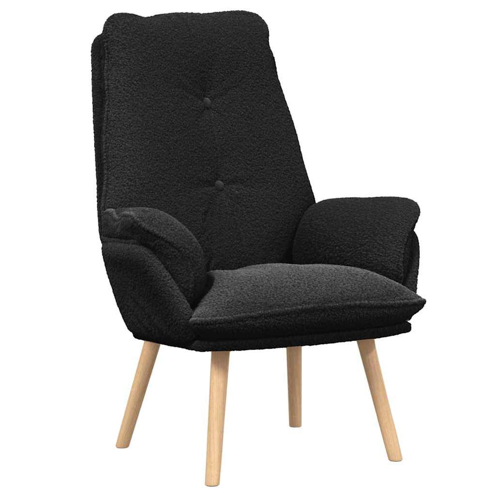 Relax Armchair Black 69 x 74 x 93 cm Fabric