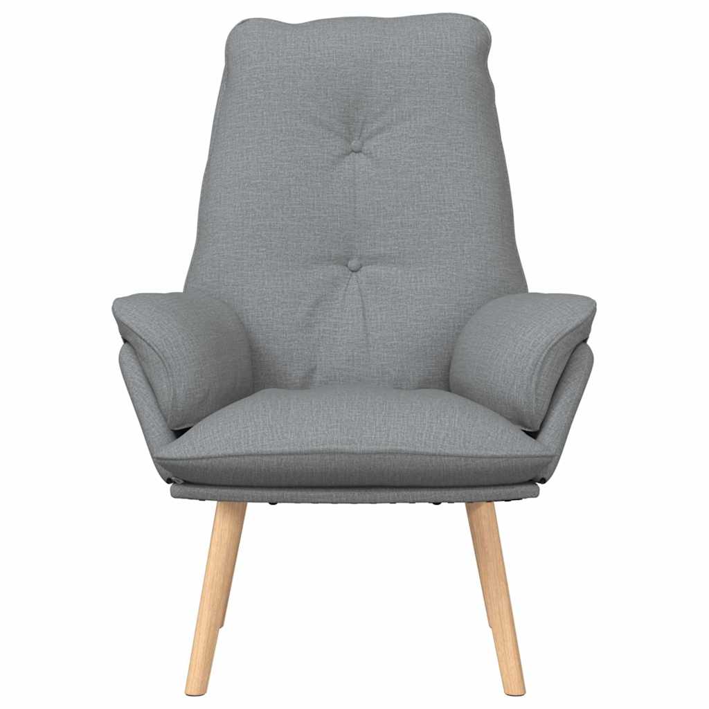 Relax armchair Light grey 69 x 74 x 93 cm fabric