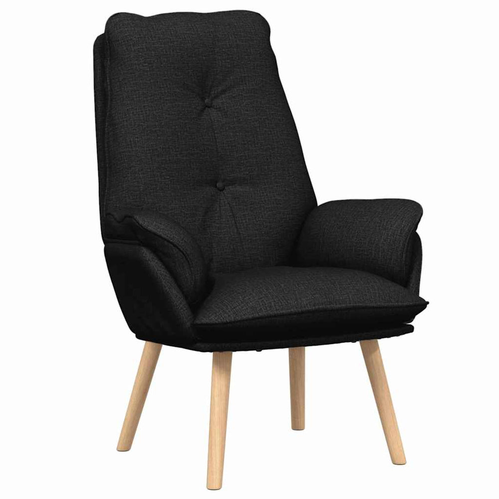 Relax Armchair Black 69 x 74 x 93 cm Fabric