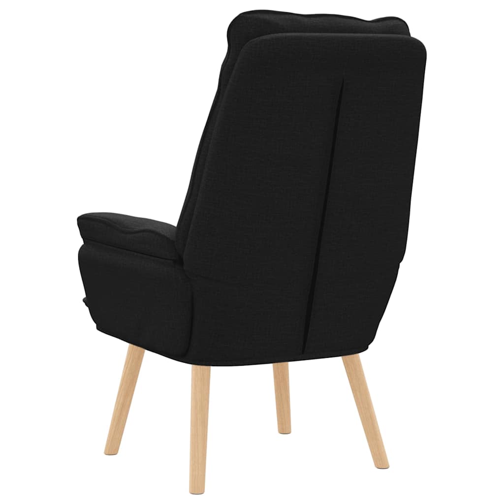 Relax Armchair Black 69 x 74 x 93 cm Fabric