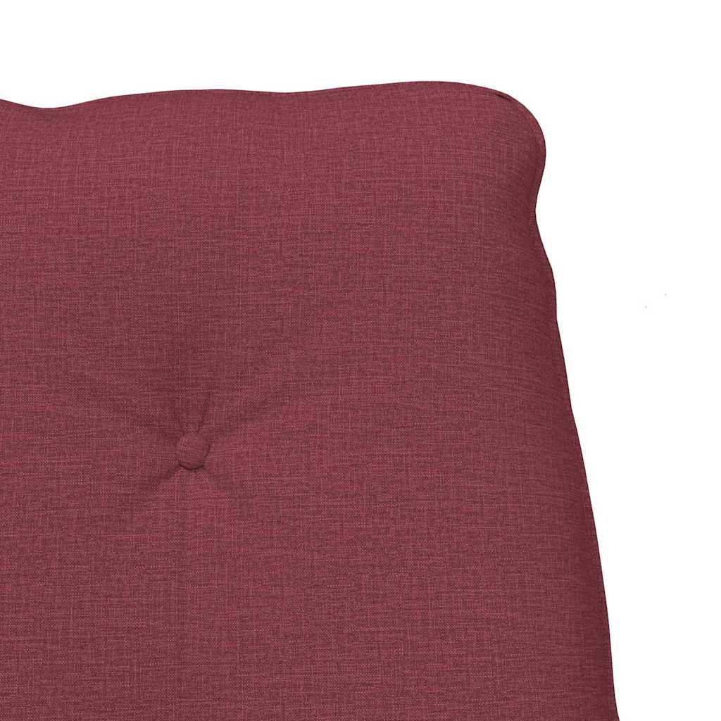 Relax armchair Wine red 69 x 74 x 93 cm fabric