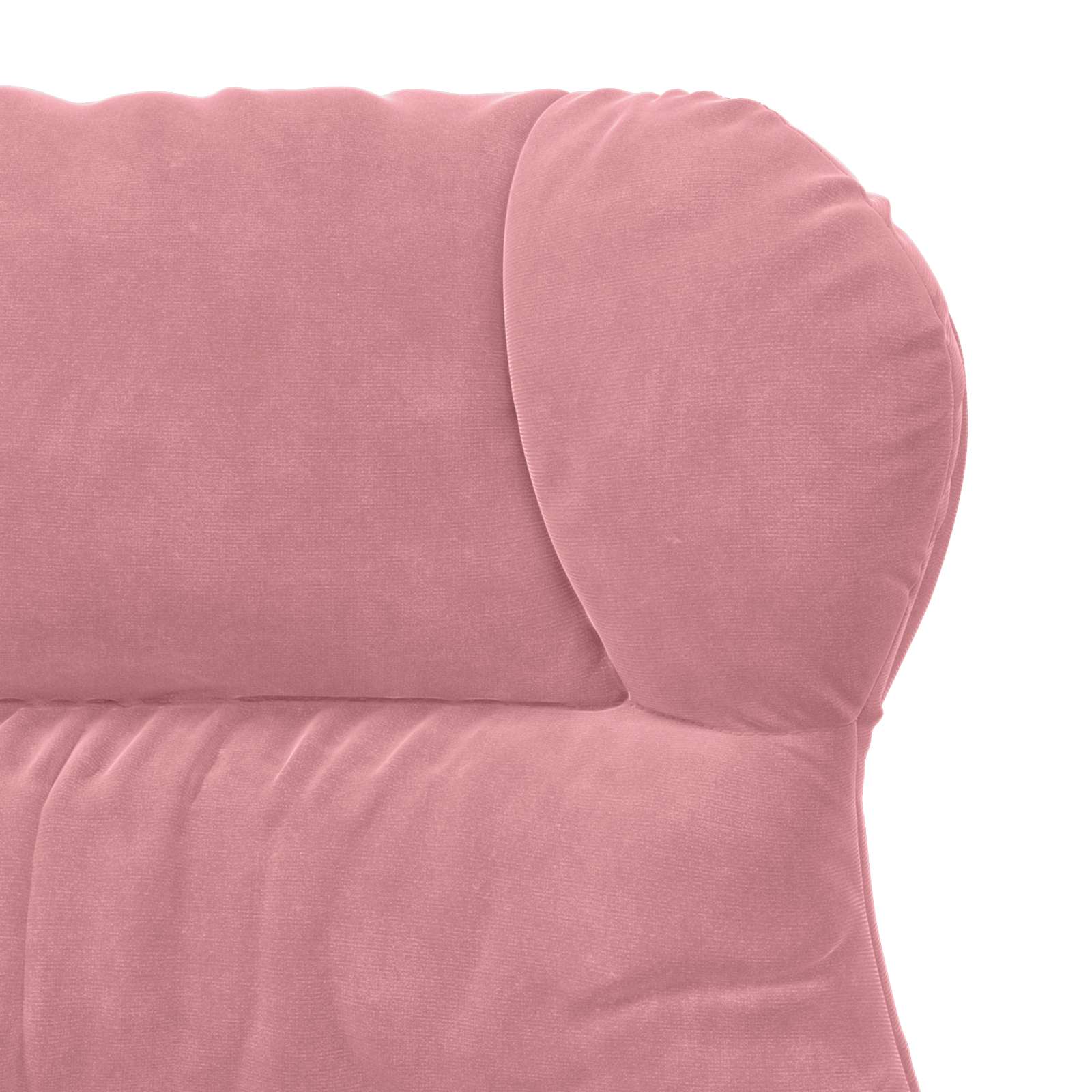 Relaxing Chair Pink 69 x 74 x 93 cm Velvet
