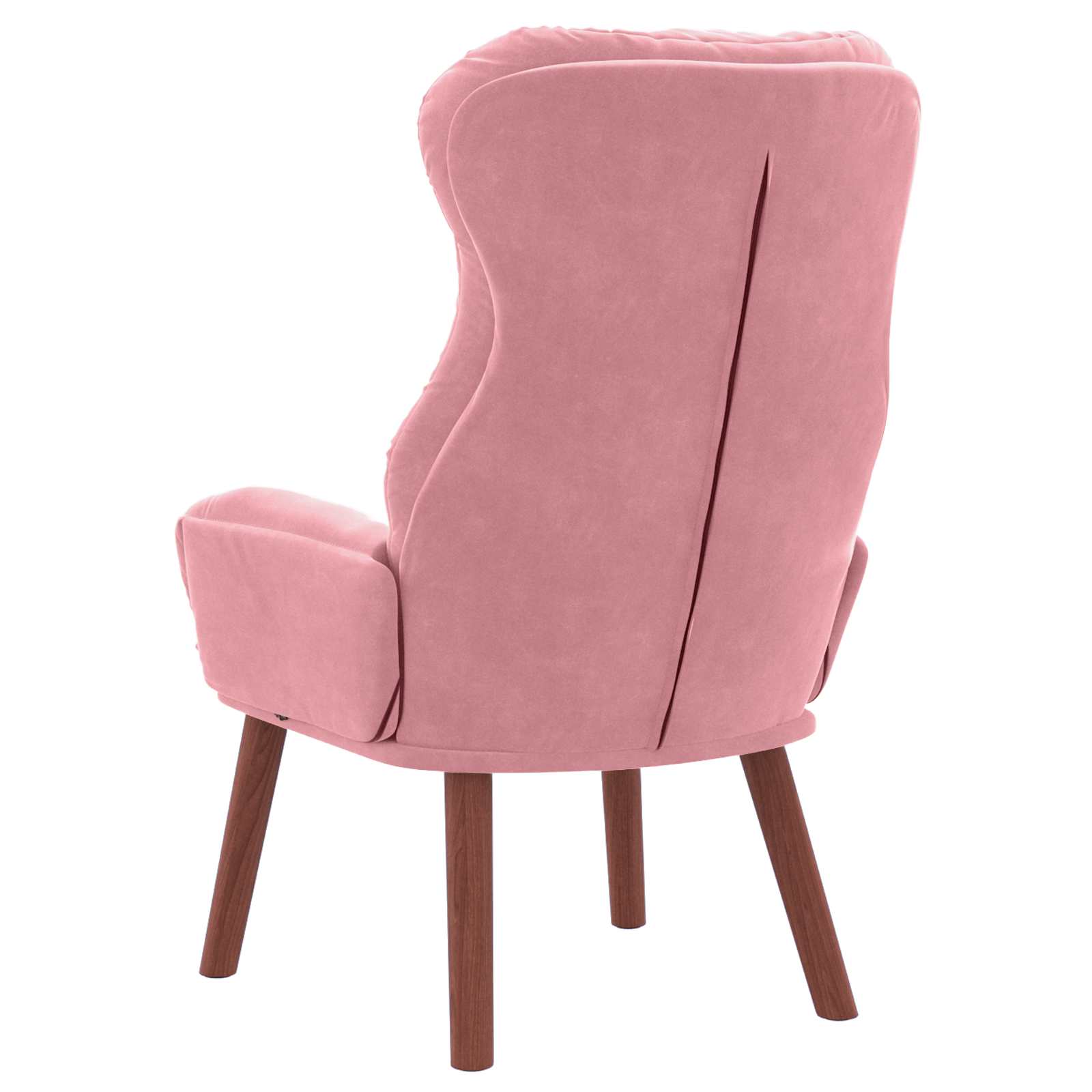 Relaxing Chair Pink 69 x 74 x 93 cm Velvet