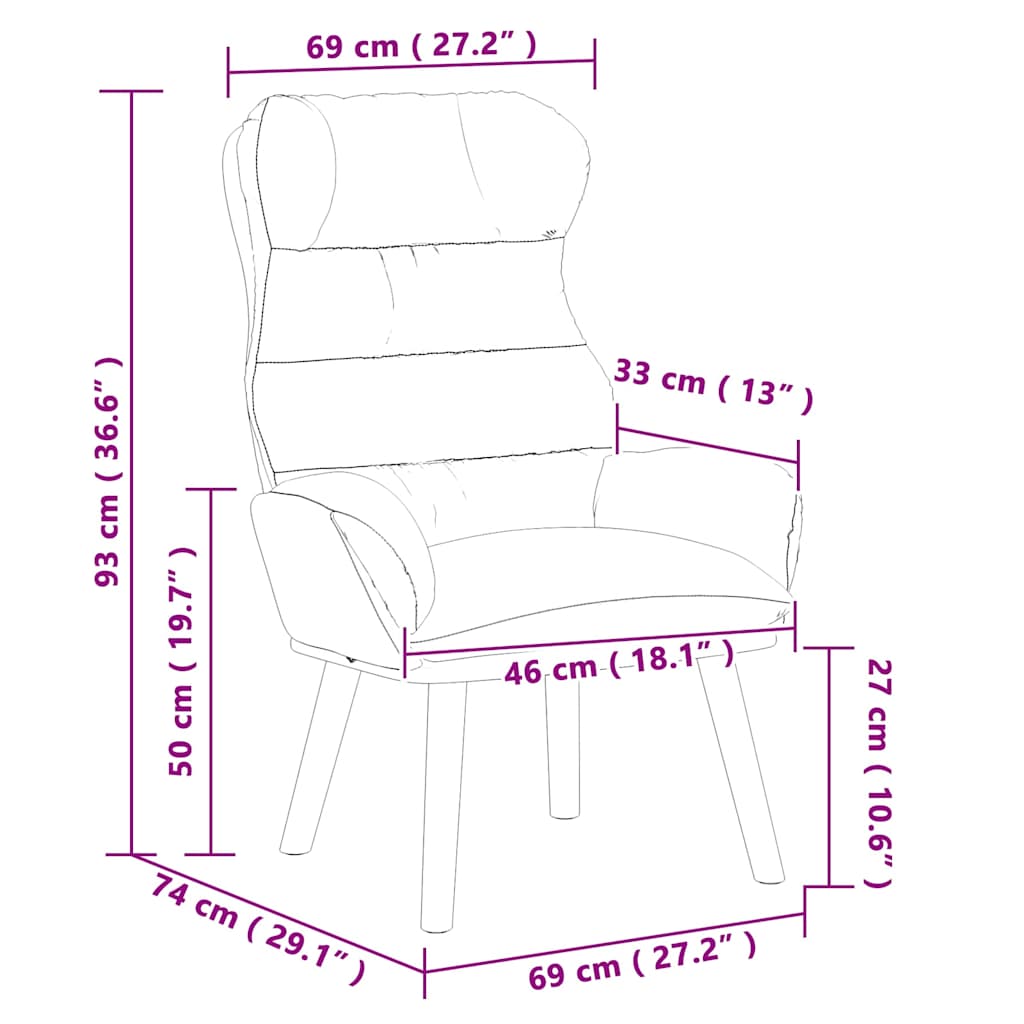Krēsls Turkis 69 x 74 x 93 cm Samts
