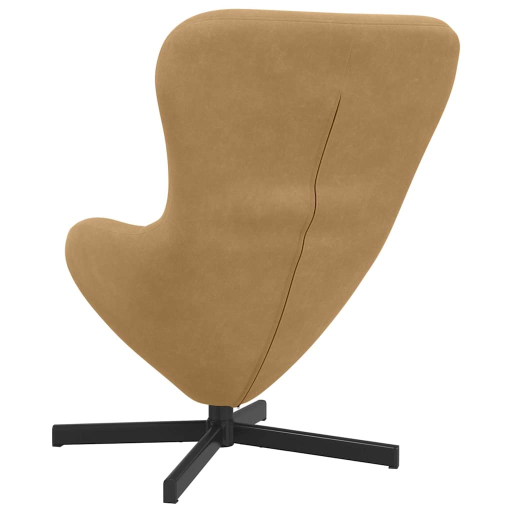 Kiaušinio formos krėslas Ruda 63 x 73 x 90 cm Aksomas