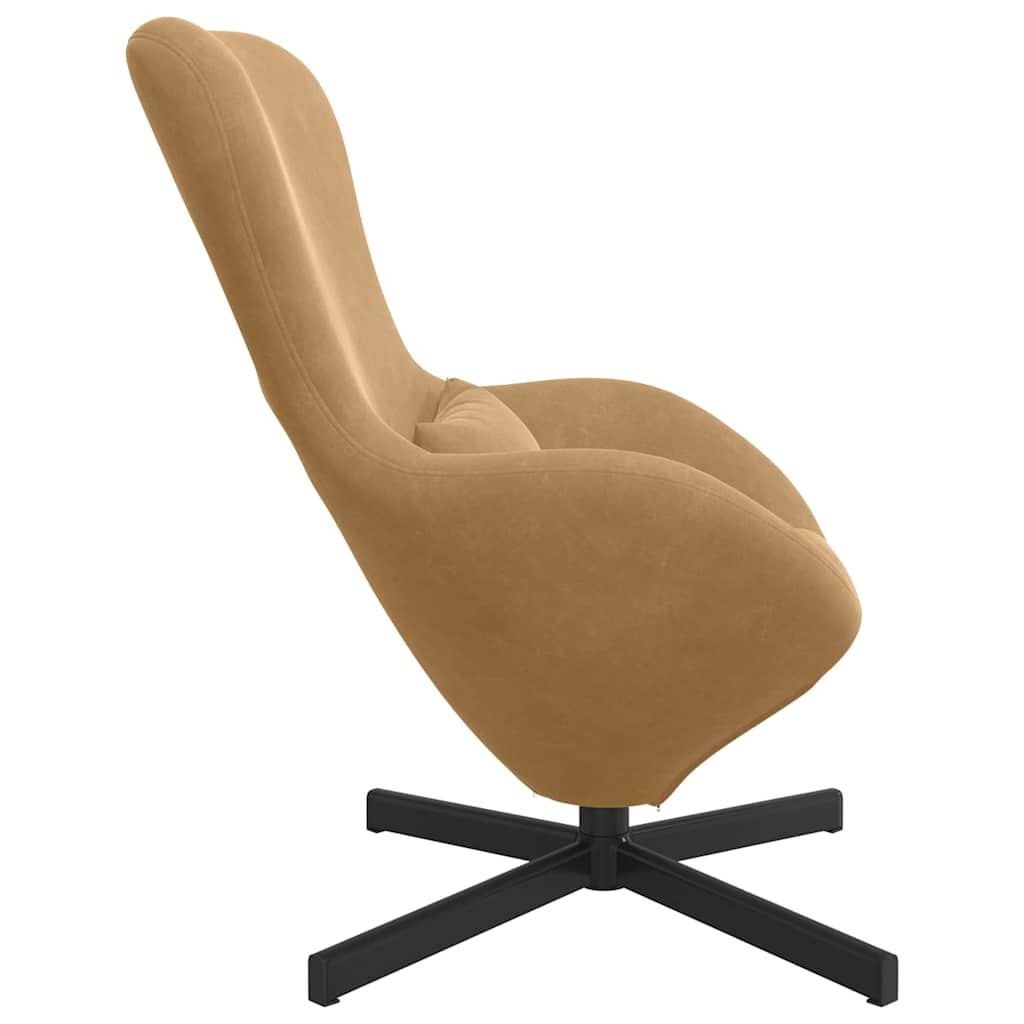 Kiaušinio formos krėslas Ruda 63 x 73 x 90 cm Aksomas