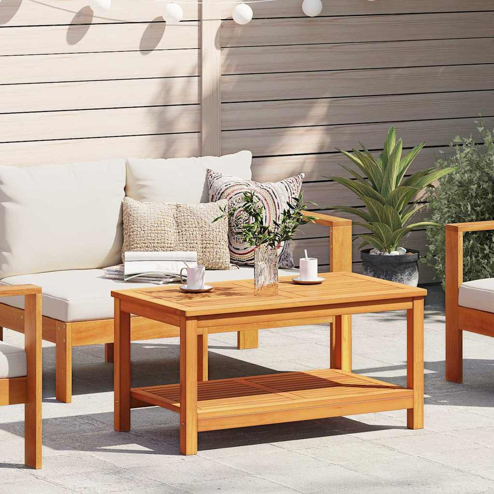 Kavos staliukas 90x50x45 cm iš akacijos medienos