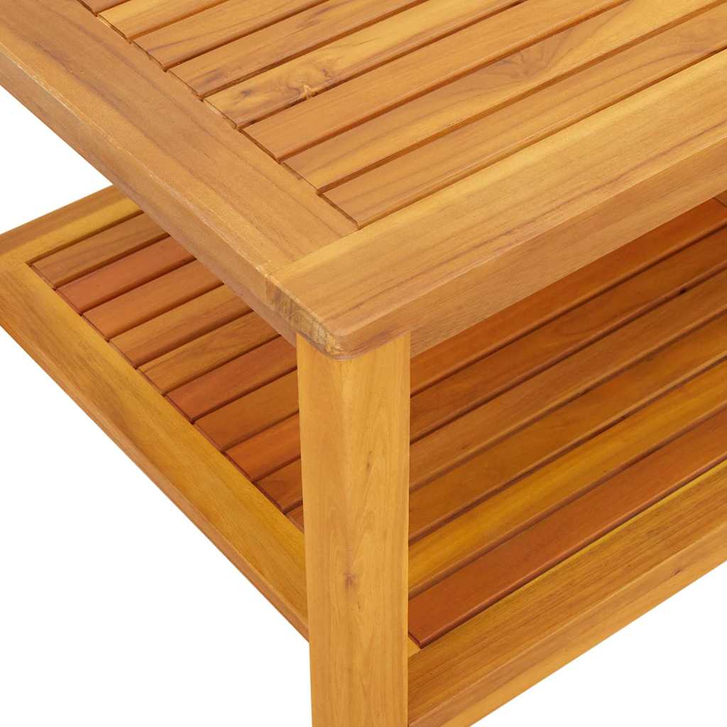 Kavos staliukas 110x55x45 cm iš kietos akacijos medienos