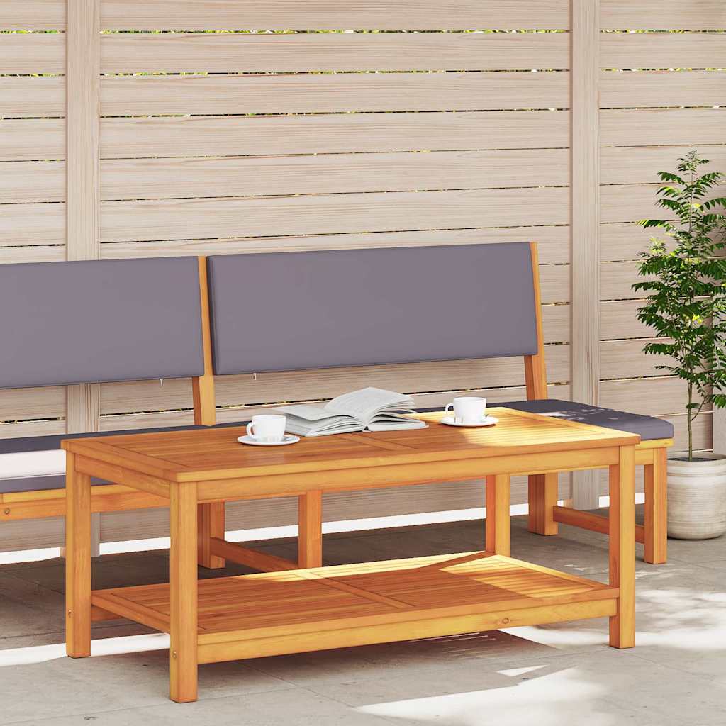 Kavos staliukas 110x55x45 cm iš kietos akacijos medienos