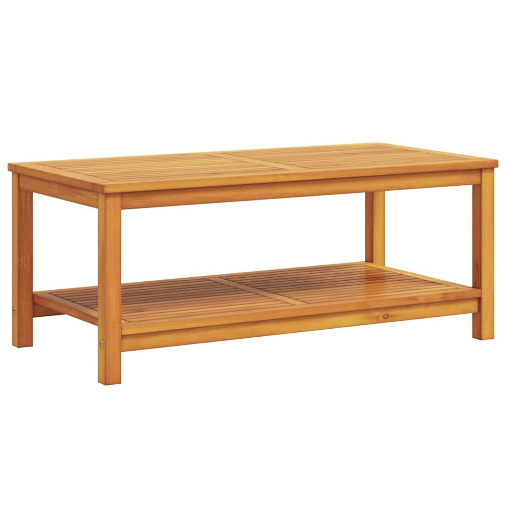 Kavos staliukas 110x55x45 cm iš kietos akacijos medienos