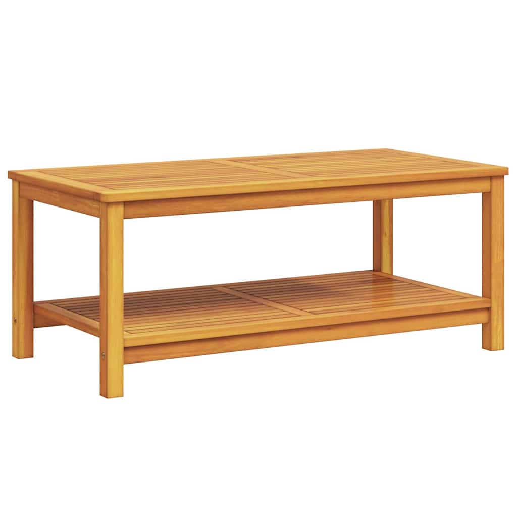 Kavos staliukas 110x55x45 cm iš kietos akacijos medienos
