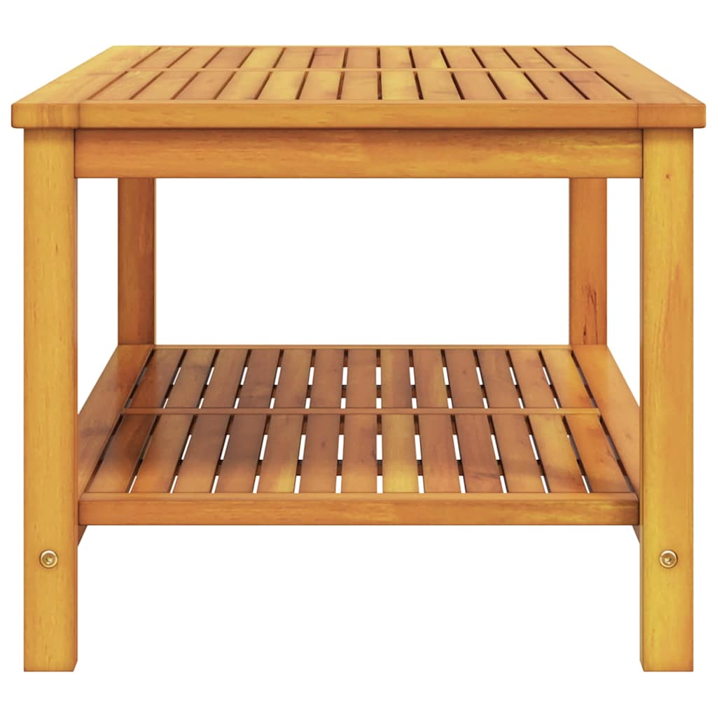 Kavos staliukas 110x55x45 cm iš kietos akacijos medienos