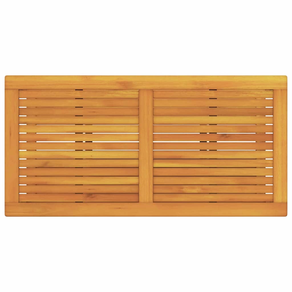 Kavos staliukas 110x55x45 cm iš kietos akacijos medienos