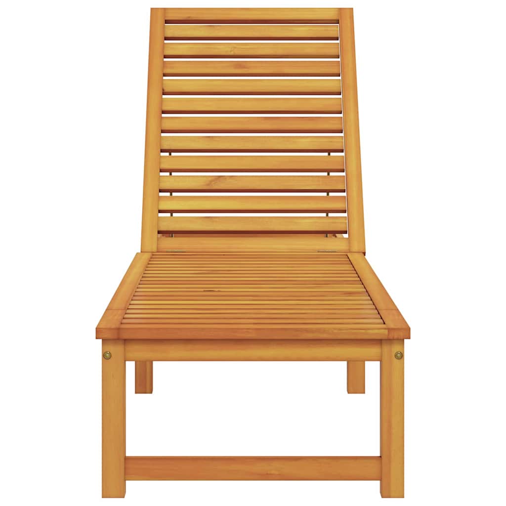 Saulės gultas Ruda 202 x 53 x 89 cm Kietos akacijos mediena