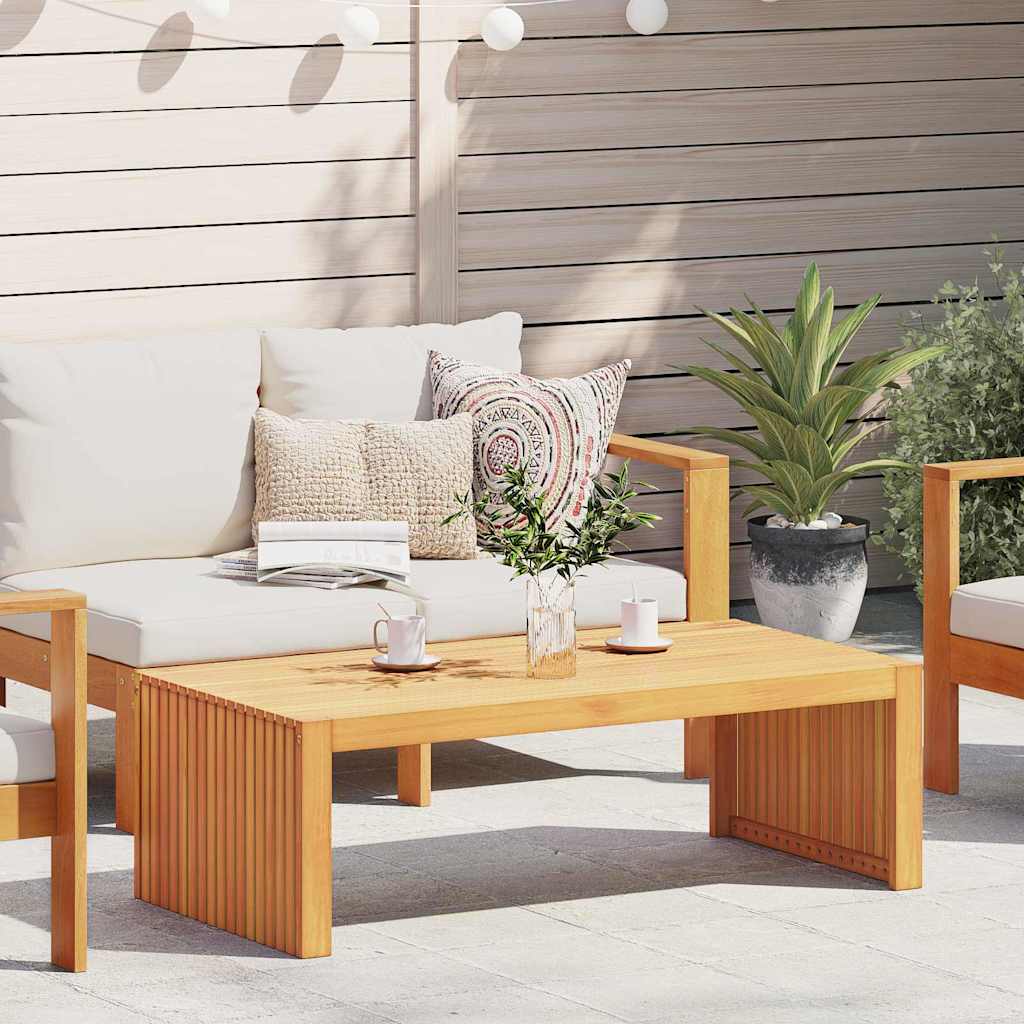 Garden coffee table 110x55x35 cm Solid acacia wood