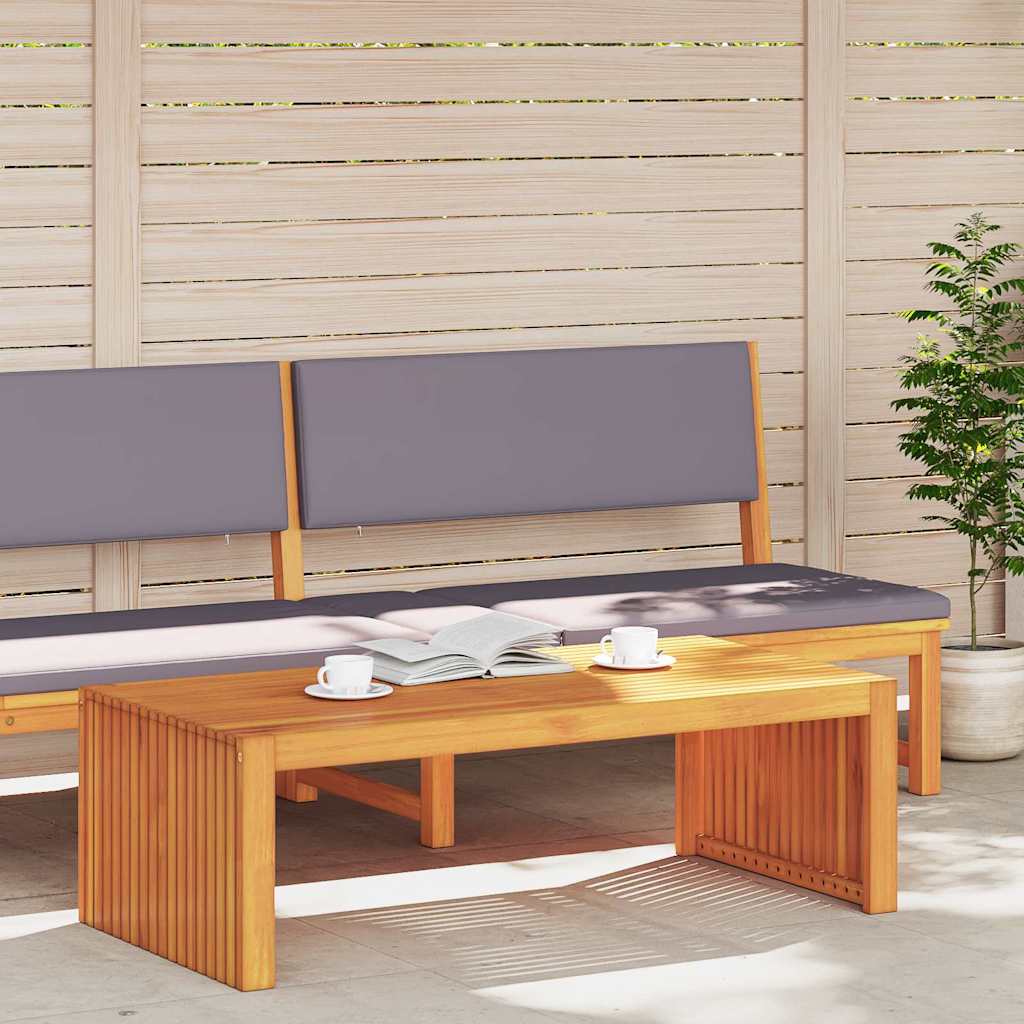 Garden coffee table 110x55x35 cm Solid acacia wood
