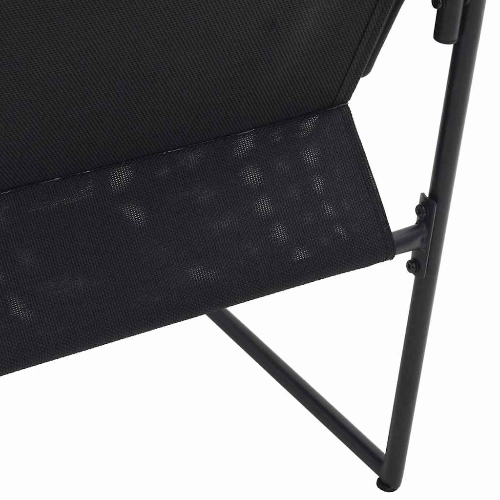 Sodo kėdės 4 pcs Juoda ir antracito 50.5 x 59 x 81.5 cm