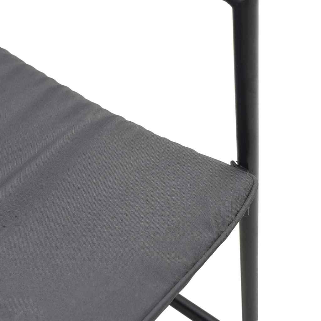 Sodo kėdės 4 pcs Juoda ir antracito 50.5 x 59 x 81.5 cm