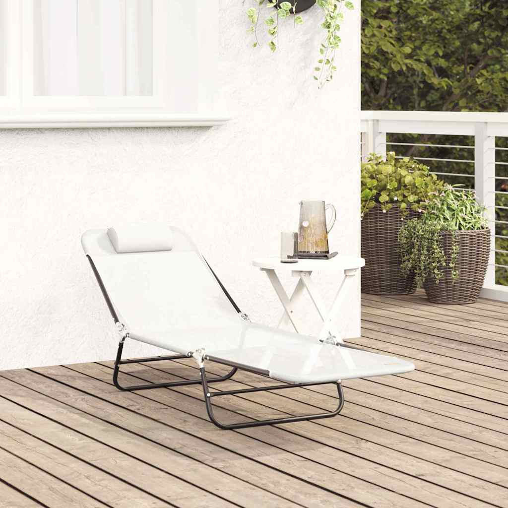 Sulankstomas gultas Kreminė 182 x 55 x 85,5 cm Tekstilenas