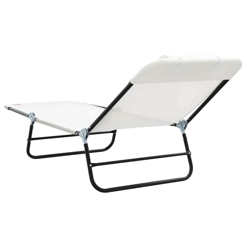 Sulankstomas gultas Kreminė 182 x 55 x 85,5 cm Tekstilenas