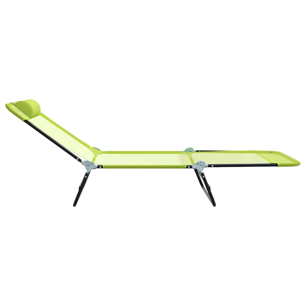 Sulankstomas gultas Žalia 182 x 55 x 85,5 cm Tekstilenas