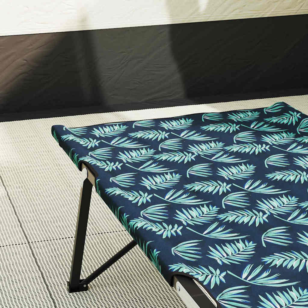 Sulankstoma Kempingo Lova 2 pcs Su lapais 206 x 76 x 74 cm