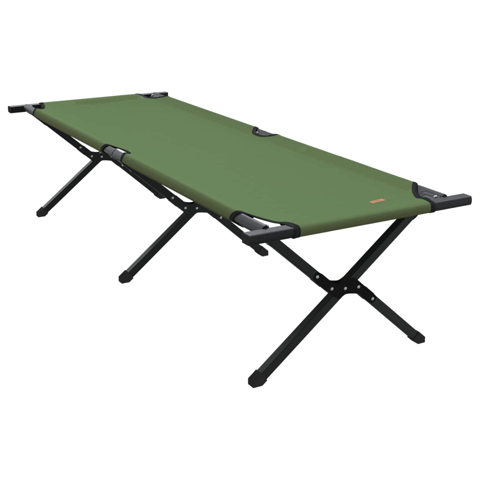 Folding Camping Bed Amy yellow Oxford fabric