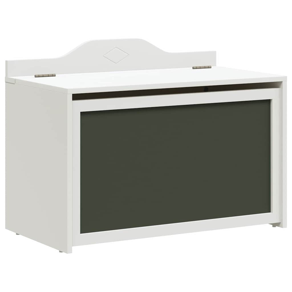 Žaislų dėžė su saugykla Balta 73 x 33 x 55 cm Apdirbta mediena