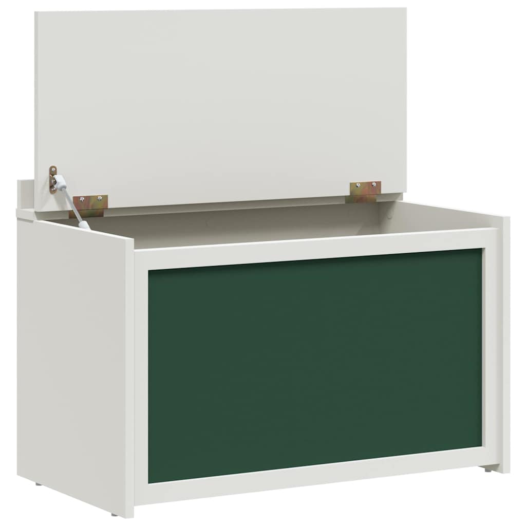Žaislų dėžė su saugykla Balta 73 x 33 x 55 cm Apdirbta mediena