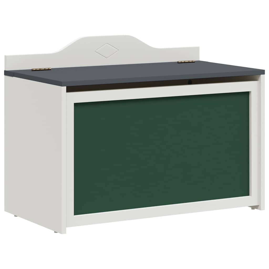 Žaislų dėžė Pilka ir balta 73 x 33 x 55 cm Apdirbta mediena