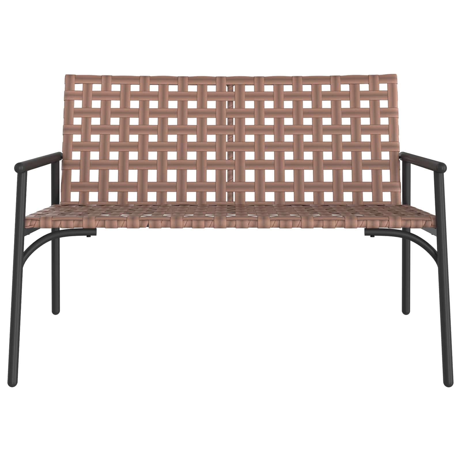 Dārza sols Melns 113x79x75 cm Polirotangs