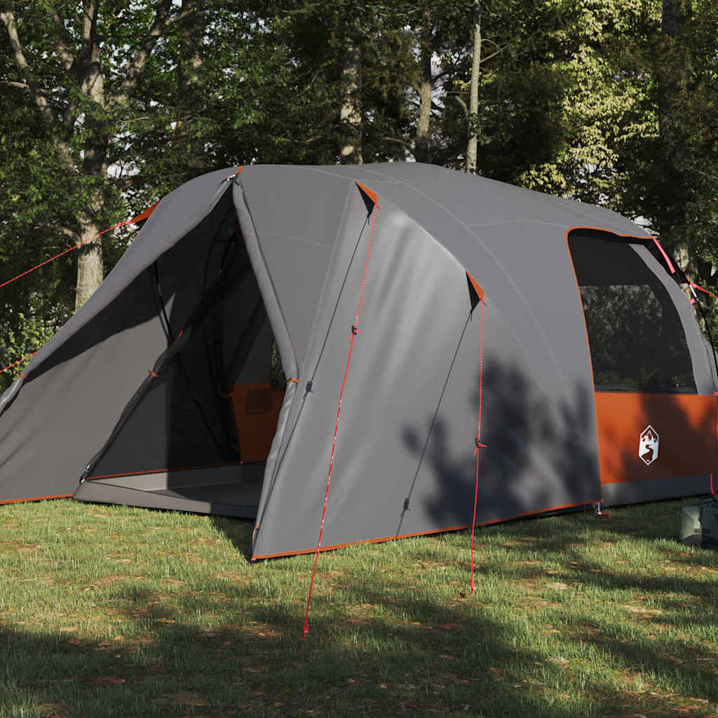 Dome tent Grey and orange 337 x 243 x 182 cm