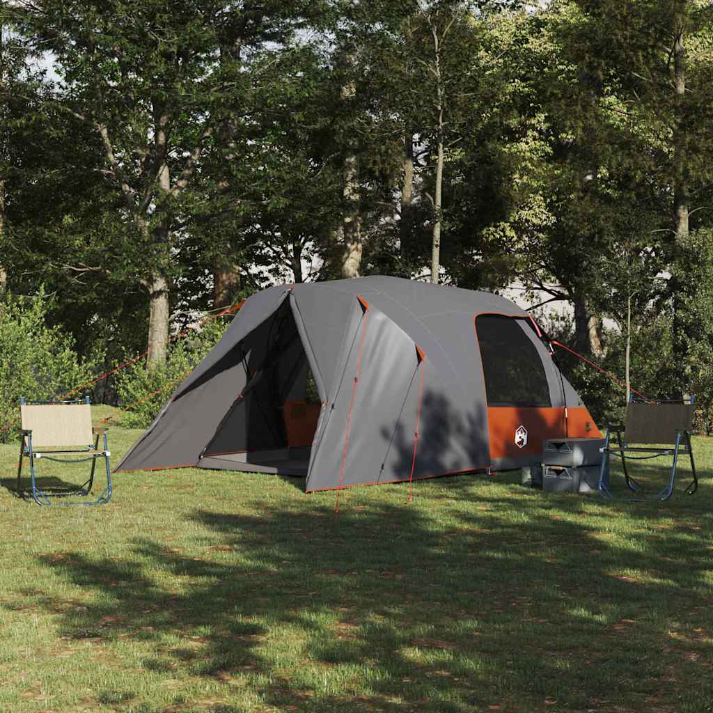 Dome tent Grey and orange 337 x 243 x 182 cm