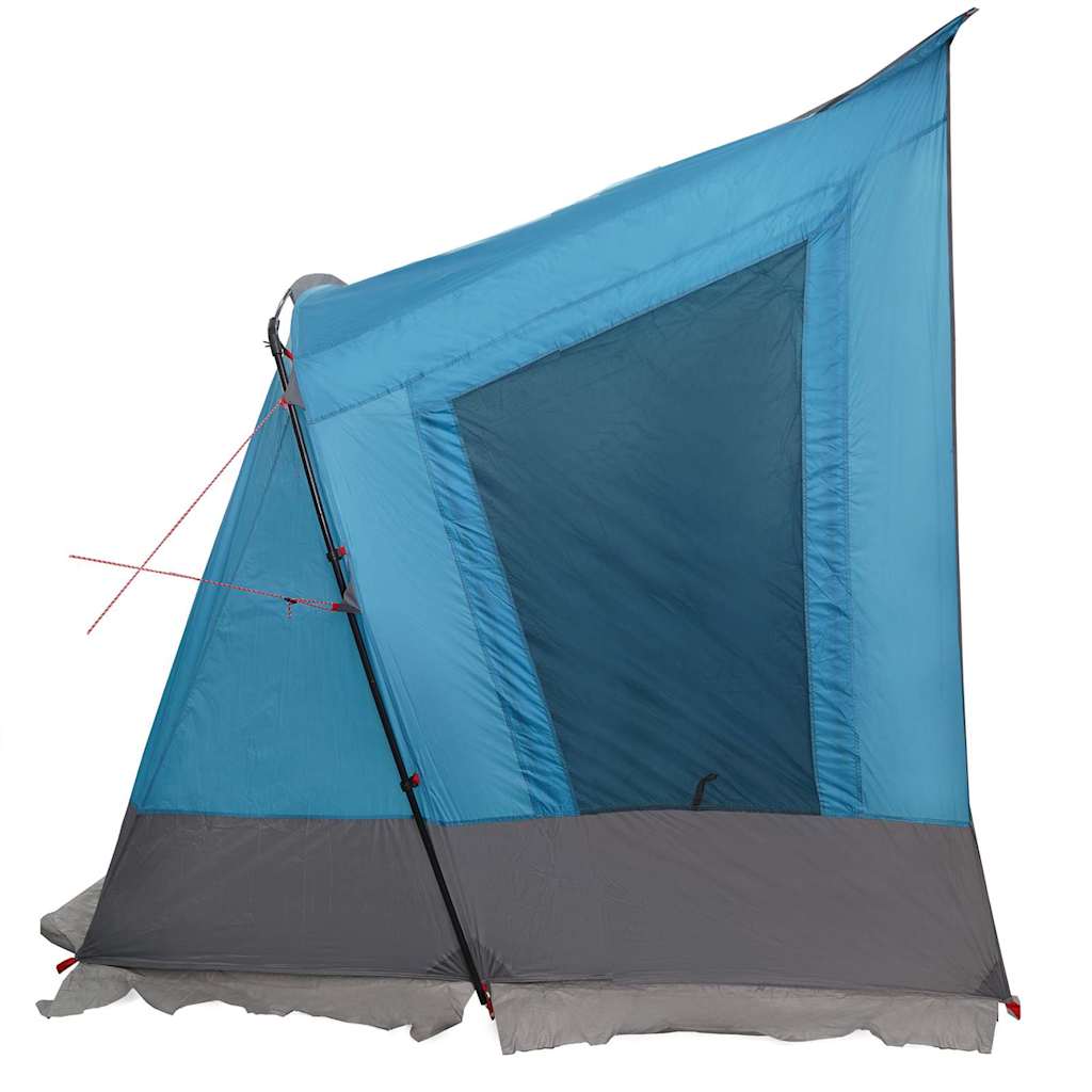 Kempinga telts 5 personām ar jumtiņu Zila 410 x 275 x 245 cm