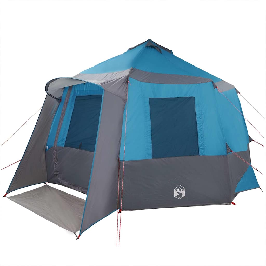 Canopy tent with roof Blue and Grey 405 x 405 x 273 cm