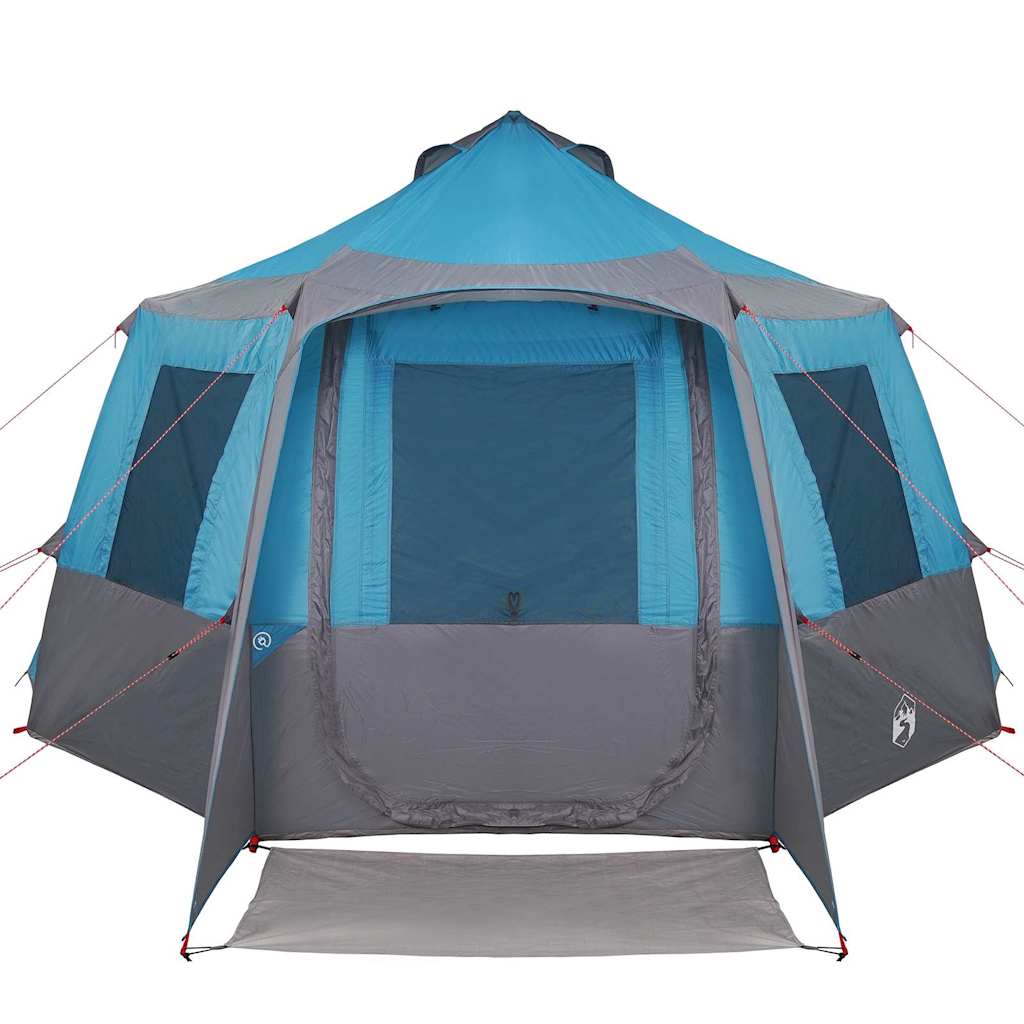 Canopy tent with roof Blue and Grey 405 x 405 x 273 cm