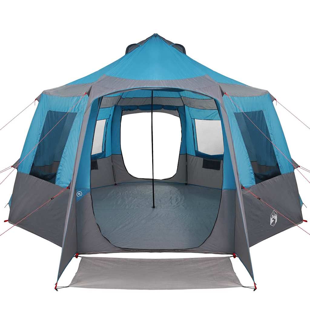 Canopy tent with roof Blue and Grey 405 x 405 x 273 cm