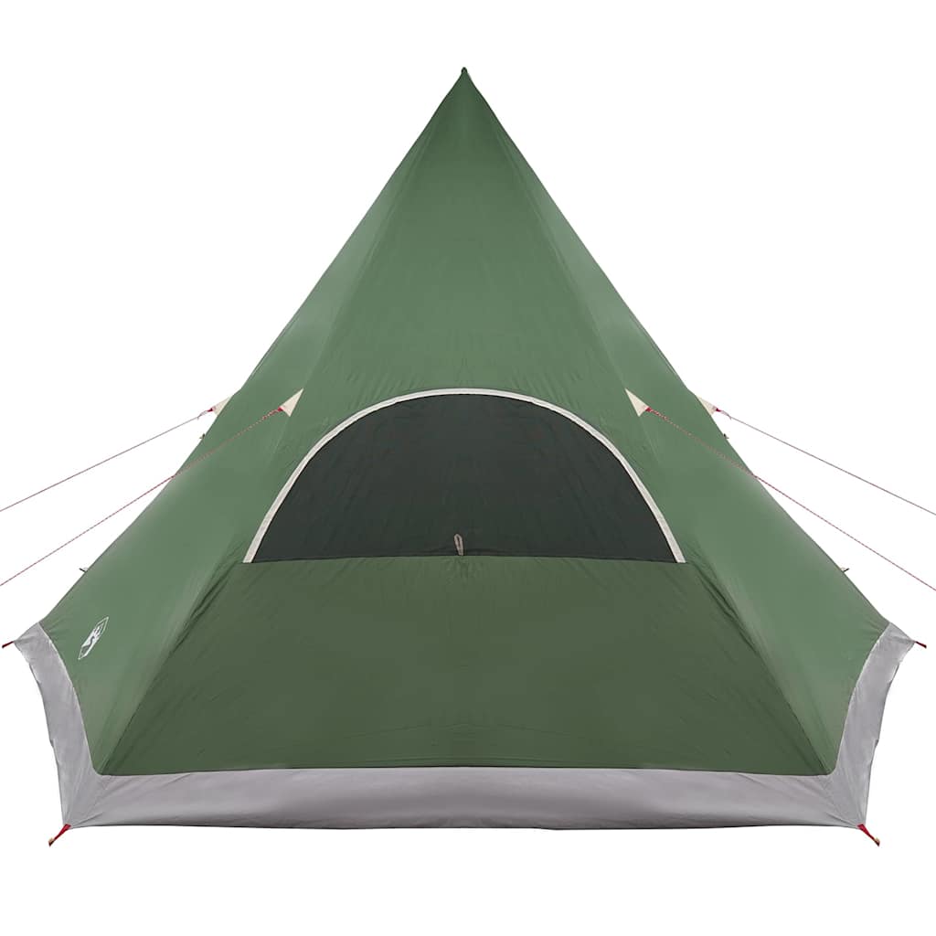 Teepee palapinė 5 žmonėms su stogu Žalia 545 x 450 x 295 cm
