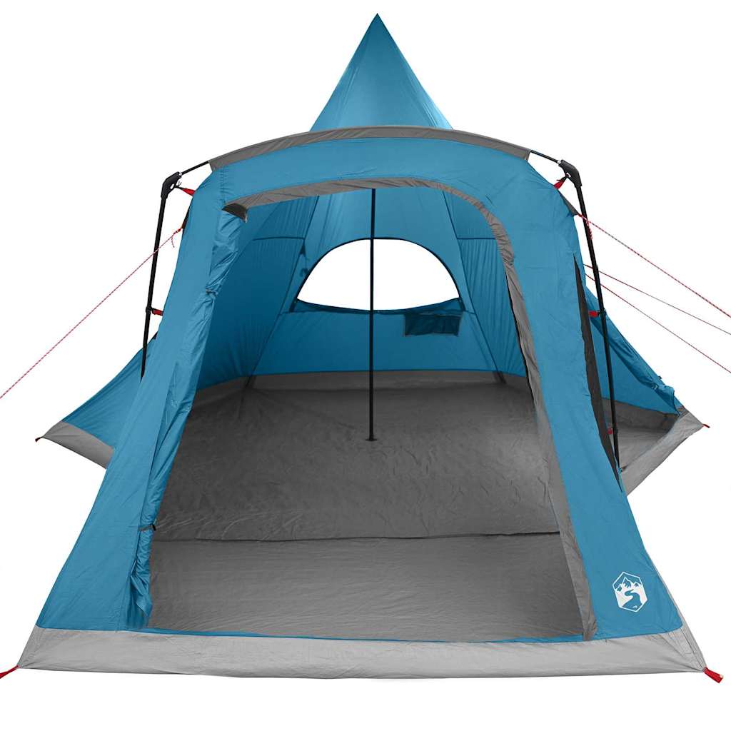 Tipi telts 5 personām ar jumtu, zila, 545 x 450 x 295 cm