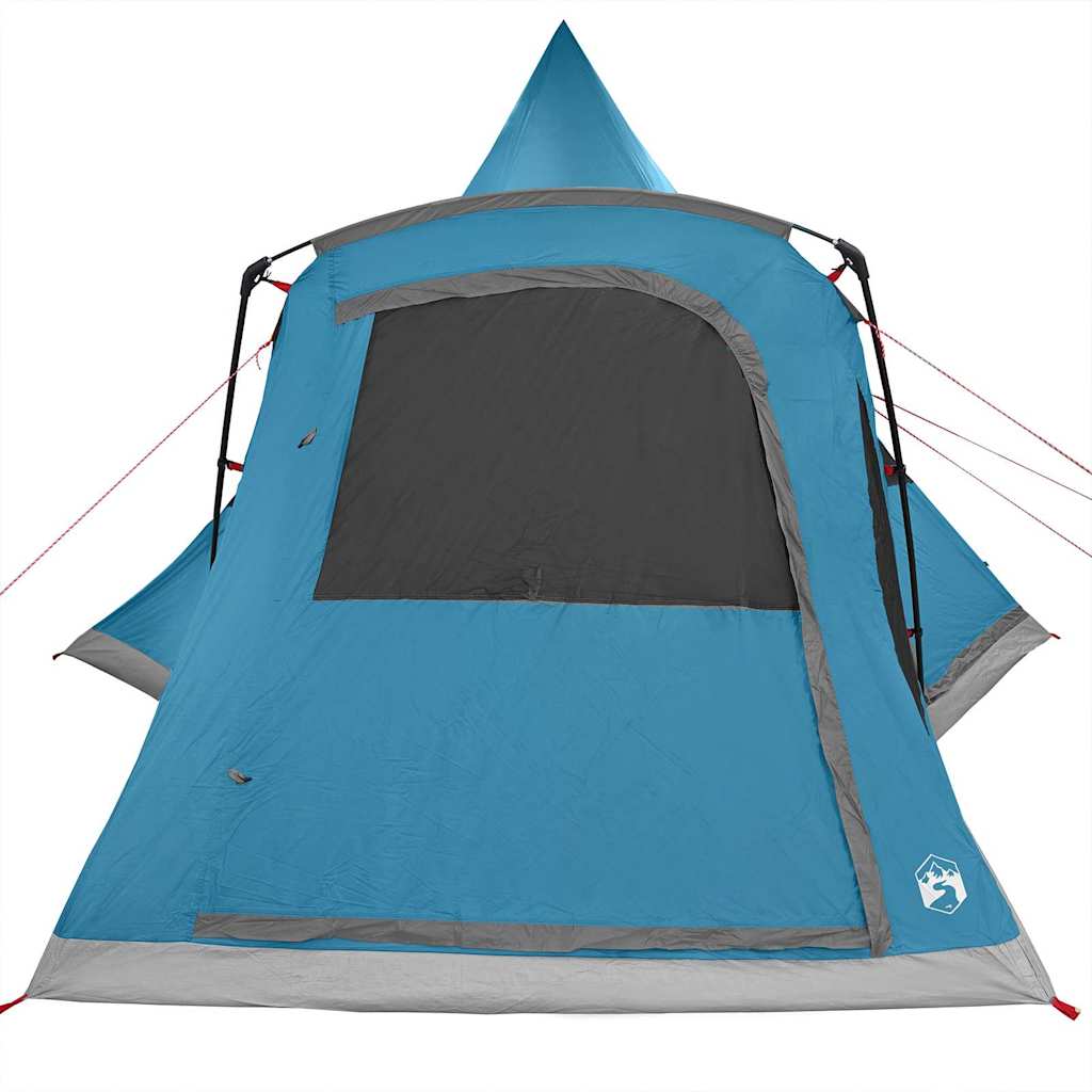 Tipi telts 5 personām ar jumtu, zila, 545 x 450 x 295 cm