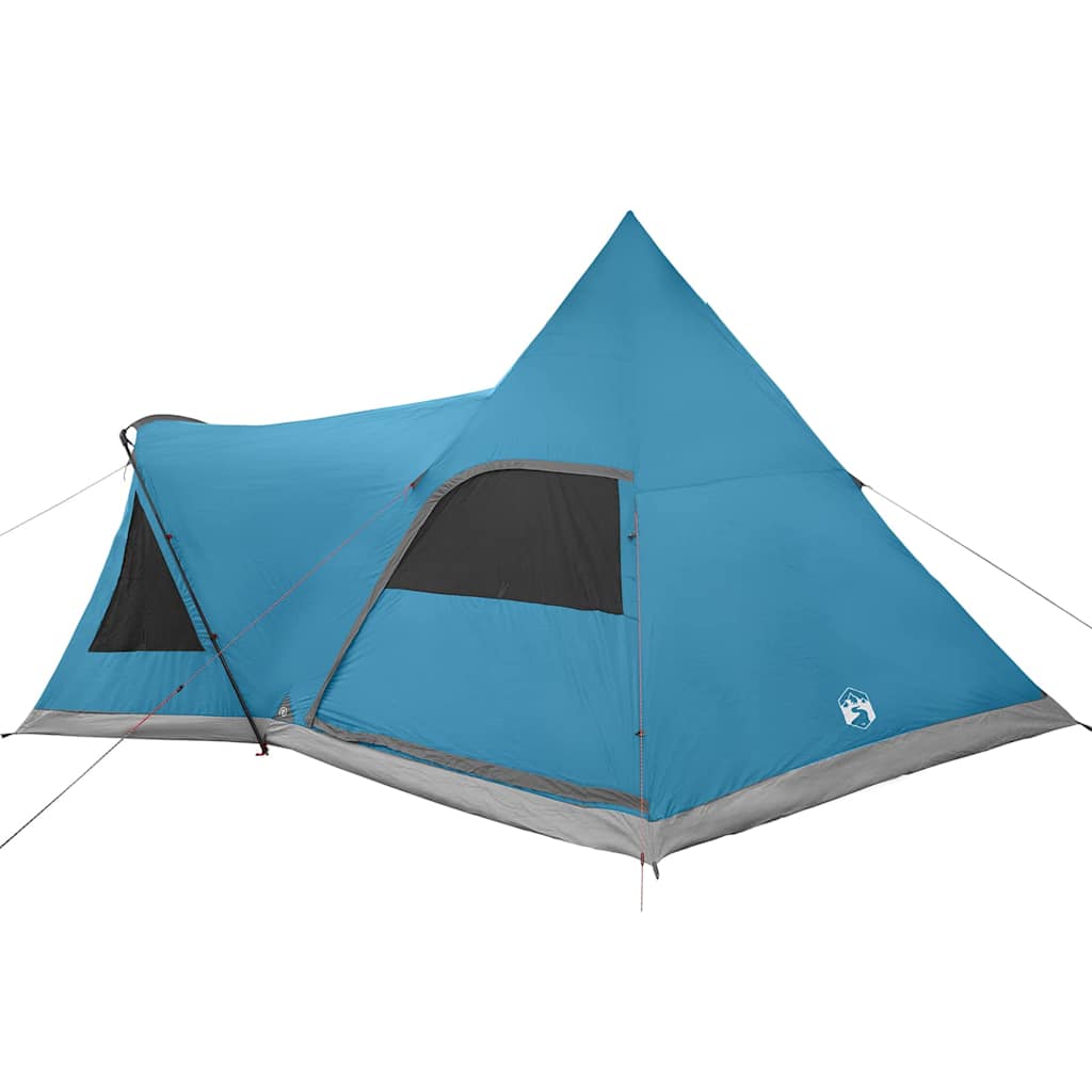 Tipi telts 5 personām ar jumtu, zila, 545 x 450 x 295 cm