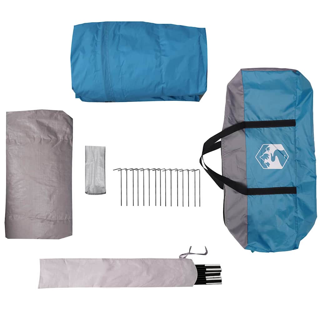 Tent Blue 680 x 510 x 210 cm 185T Polyester with PU coating