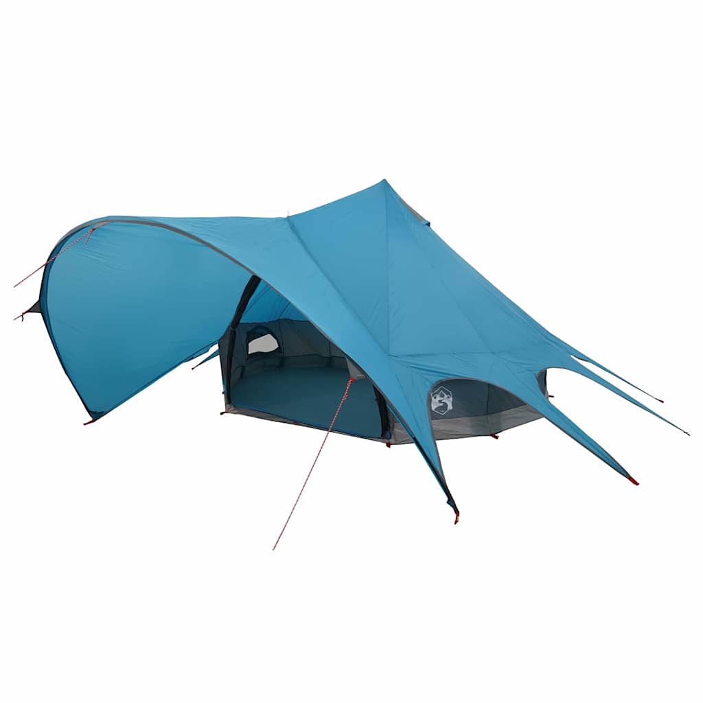 Tipi telts ar jumtu Zila un Pelēka 600 x 600 x 347 cm