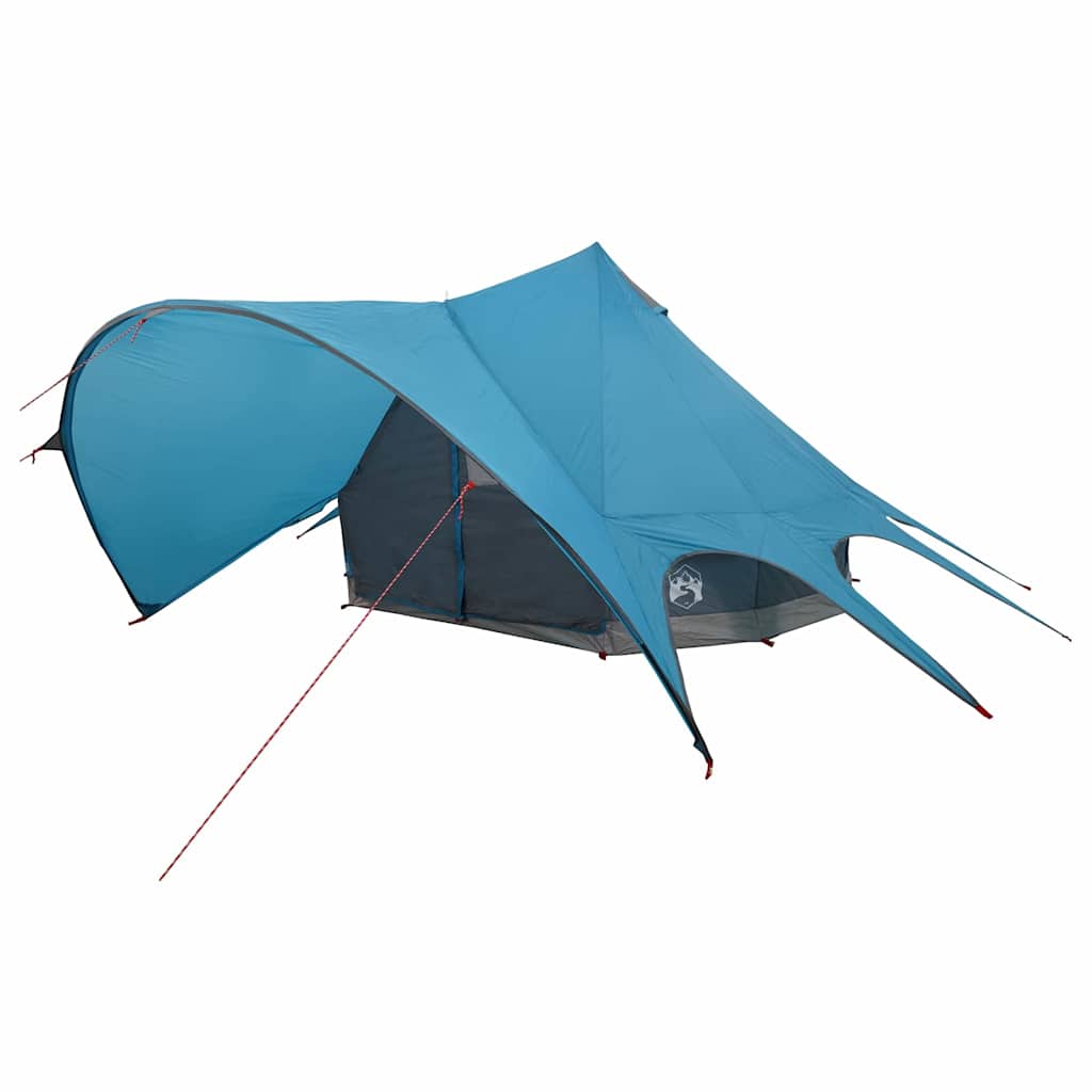Tipi telts ar jumtu Zila un Pelēka 600 x 600 x 347 cm