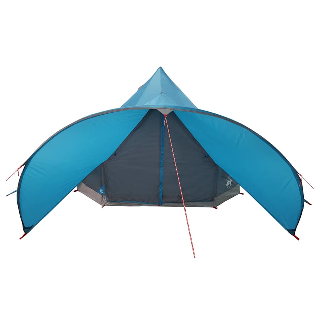 Tipi telts ar jumtu Zila un Pelēka 600 x 600 x 347 cm