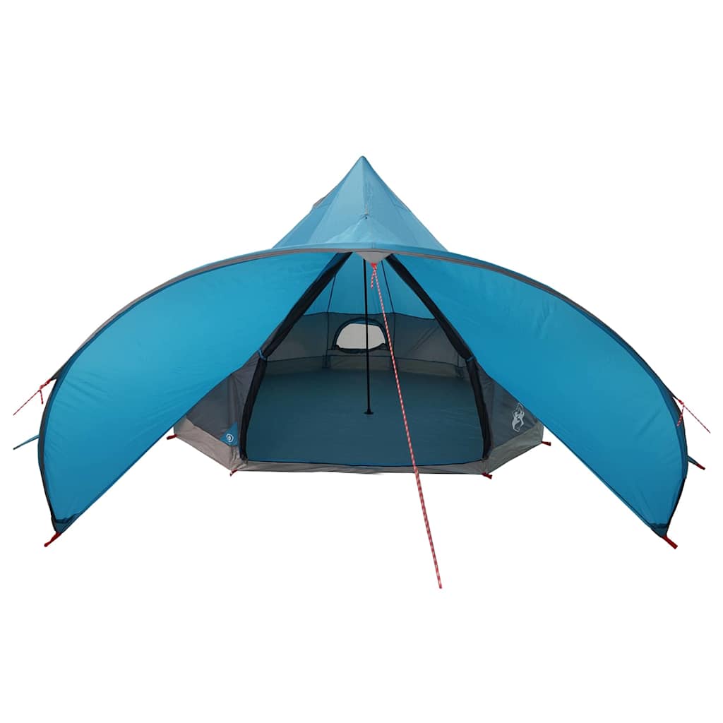 Tipi telts ar jumtu Zila un Pelēka 600 x 600 x 347 cm