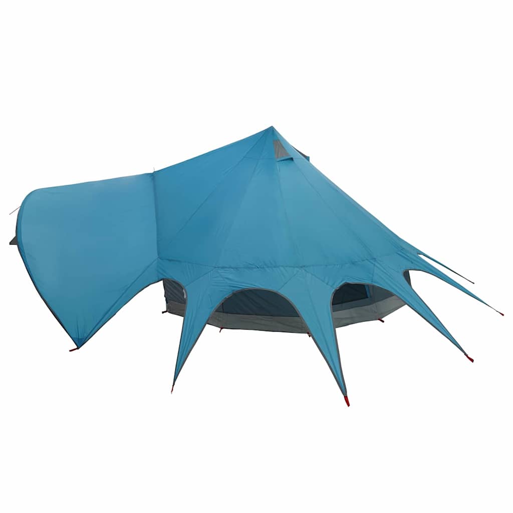 Tipi telts ar jumtu Zila un Pelēka 600 x 600 x 347 cm